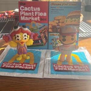 2022 cactus plant flea market box McDonald’s toys and Meal Flyer Ad